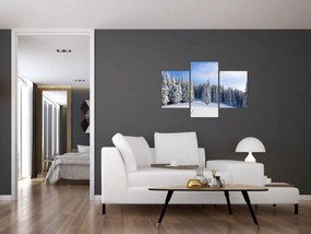 Tablou - Iarna in pădure (90x60 cm)