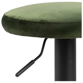 Scaun tip bar cu tapițerie verde Actona Finch