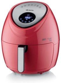 Friteuza cu aer cald Ariete AIRY FRYER XXL 4618/01, 1800W, 5.5 L, 7 programe, Timer, Ecran LCD tactil, Rosu