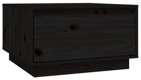Masuta de cafea, negru, 55x56x32 cm, lemn masiv de pin 1, Negru