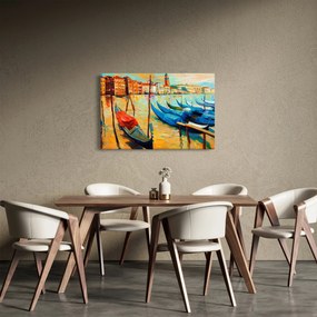Tablou - Port în Veneția (90x60 cm)