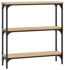 vidaXL Masă consolă din stejar Sonoma, 75x22,5x75 cm, lemn stratificat