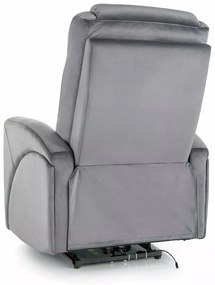 Fotoliu recliner Kronos velvet gri Blu14