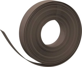 vidaXL Bordură de grădină, maro, 10 m 10 cm, polietilenă