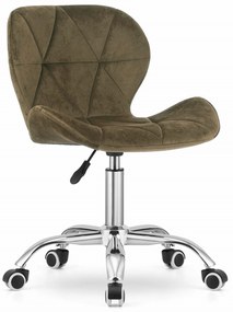 Scaun de birou AVOLA VELVET maro