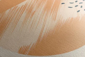 Tablou cercuri elegante Peach Fuzz