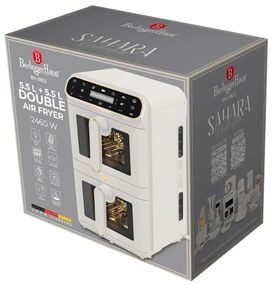 Friteuza cu aer cald dubla Sahara Berlinger Haus BH 9803