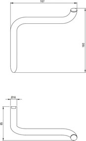 Suport pentru Hârtie Igienică SILIA finisaj titan ADI_D211