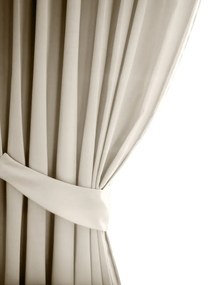 Draperie crem termoizolantă/dimout (semi-opacă) 140x245 cm Kierra – Restilo