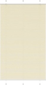 vidaXL Jaluză plisată Crem 110x200 cm Lățime țesătură 109,4 cm
