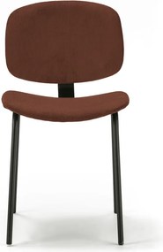 Scaune de dining burgundy 2 buc. Arus – Marckeric