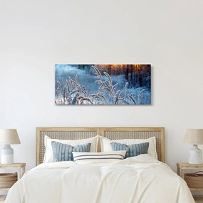Tablou - Pajiște de iarnă (120x50 cm)
