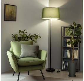 Brilagi - Lampă LED de podea CERIA 1xE27/40W/230V Ø45 cm verde/negru