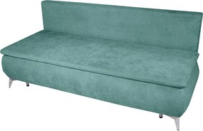 Canapea extensibila Sofie, cu lada pentru depozitare, 3 locuri, 203x92x86 cm, Mint