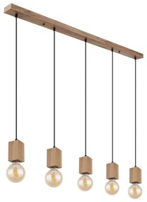 Lustră pe cablu Globo 15655-5H ERNA 5xE27/60W/230V