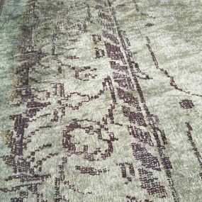 Covor verde olive cu model oriental Lăţime: 80 cm | Lungime: 150 cm