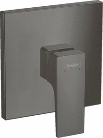 Baterie dus incastrata Hansgrohe Metropol negru - crom periat