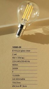 Bec LED E14 ILLU 4W 400lm 3000K