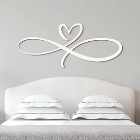 DUBLEZ | Decorațiune din lemn pentru dormitor - Iubire infinită