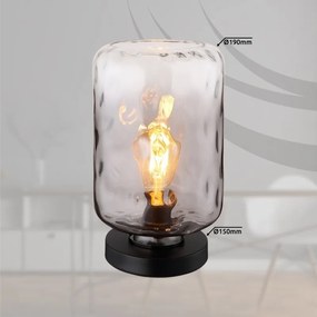 Veioza/Lampa de masa design decorativ DARINA fumurie