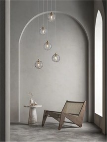 Lustra moderna cu 5 Pendule design decorativ COEN auriu