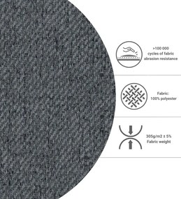 Pat boxspring gri/în culoare naturală cu spațiu de depozitare 140x200 cm Faro – Maison de Rêve