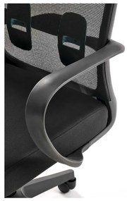 Scaun de birou Baldwin, negru