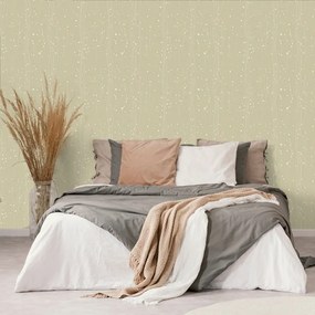 Tapet cu motiv vegetal în design maro