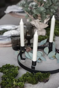 IB Laursen Sfesnic metalic de Advent, DINNER CANDLES