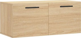 vidaXL Dulap de perete, stejar sonoma, 80x36,5x35 cm, lemn compozit
