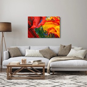 Tablou - Abstractizare albăstrire cu o perie (90x60 cm)