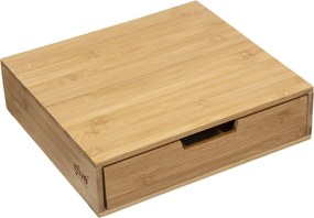 Suport pentru capsule de cafea, bambus, 1 sertar