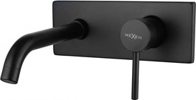 Mexen Alma baterie chiuvetă încastrată, neagră - 75115-70
