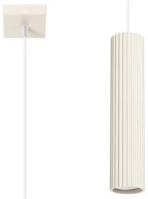 Lustră pe cablu Sollux SL.1592 KARBON 1xGU10/10W/230V crem
