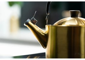 Ceainic auriu din oțel inoxidabil 1,5 l Diamante – Vialli Design