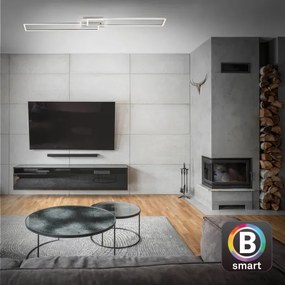 Lustră LED dimabilă aplicată FRAME 2xLED/20W/230V Wi-Fi Tuya Brilo + telecomandă