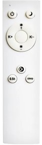 Top Light - LED plafonieră dimabilă LED/51W/230V cu DO negru/maro