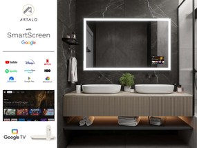 SMART oglindă LED cu iluminare M1 premium + SmartScreen with Google TV