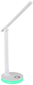 Globo 58445W - Lampă de birou LED RGBW dimabilă GERALDO LED/5W/230V + LED/2W
