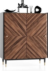 Bufet lemn masiv Auristelle 2 Uși, 120 × 54 × 140 cm