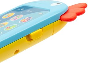 Baby Mix Telefon pentru copii Papagal albastru, 8 x 14 x 2 cm