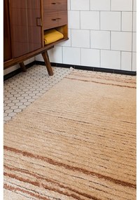 Covor cărămiziu din bumbac 80x140 cm Twin Toffee – Lorena Canals