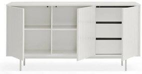 Comodă albă joasă 159x80 cm Sierra – Teulat