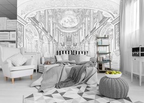 Fototapet - Sala mare din Vesaille (254x184 cm)