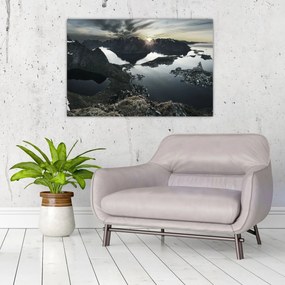 Tablou - Munții norvegieni (90x60 cm)
