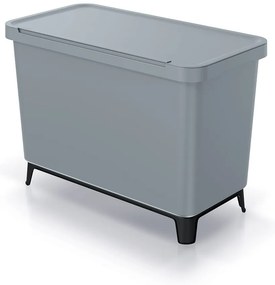 Coș de gunoi, 3 x 10 l, gri