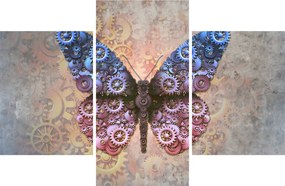 Tablou - Fluture steampunk (90x60 cm)