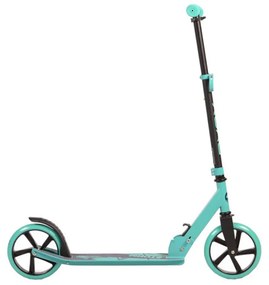 Trotineta din aluminiu NOVOKIDS™ Storm Scooter, maxim 100 kg, Functie Super Brake, Maner reglabil pe inaltime, Diametru roata 200 mm, Turquoise