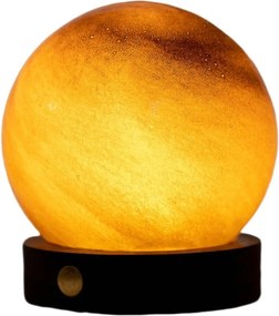 Decorațiune luminoasă maro închis cu USB ø 8 cm Sand Storm – Gingko