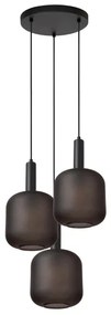 Lustră pe cablu Lucide 45405/13/30 ELOISE 3xE27/40W/230V negru